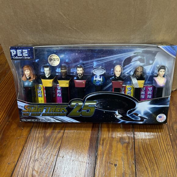 Star Trek The Next Generation 25 Limited Edition PEZ Dispensers Unopened NIB - Picture 1 of 14